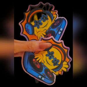 Set Of 2 ✌️ Dutch Bros Limited Edition 2026 Colorful DJ Sun Stickers ✨️NwT✨️